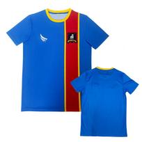 AFC Richmond Ted Lasso Mėlynas Futbolo Marškinėlis Vertikali Raudona Juosta Dizainas Greitai Džiūstantis Sportinis Futbolo Marškinėlis Unisex Gerbėjo Treniruočių Apranga M blue
