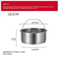 304 stainless steel rice cooker, rice steamer gray