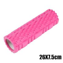33Cm Yoga Foam Roller for Muscle Massage Back Pain Relief and Grid Training Set pink