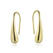 Real Sterling Tone Teardrop /Waterdrop /Raindrop Dangle Korean Earrings Bridal Bridal Celebration Party Event Women Fine Jewelry Giveaway auksas
