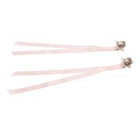 Magnetic Hair Bow Clip Seamless Strong Hold No Slip Magnetic Bow Clip for All Hair Types white