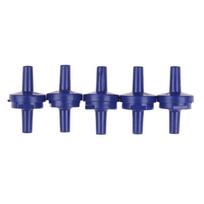 5Pcs/Set Aquarium Fish Tank Air Pump Check Valve One Way Non-Return Valve blue