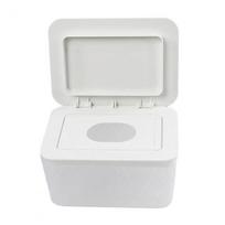 Impact Resistant Wet Wipes Dispenser Easy Open Lid Non Slip Rubber Feet Wet Napkin Holder Large Capacity Reusable balta