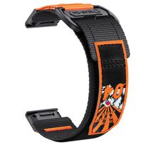 QuickFit 26mm Nailono Dirželis Garmin Fenix E 8 51mm 7X Pro 6X Pro 5X Plus/Enduro 2/Epix Pro 51mm Instinct 2 X Laikrodžio Apyrankė Quick fit 26mm-L black