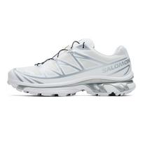 SALOMON XT 6 Cushioning Breathable Running Shoes Unisex White L47581100 36 sidabras