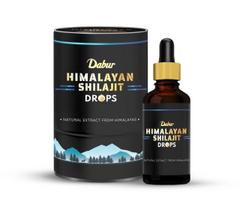 Dabur Himalayan Pure Shilajit Drops - 30ml | Rich in Fulvic acid | Natural extract from Himalayas | 100% Pure Shilajit | Boosts Stamina And Energy