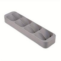 8 Grids Spice Rack Cupboard Organizer Spice Storage Racks Utensils for Pantry Kitchen Seasoning Jar Spice Organizer In Drawer pilka