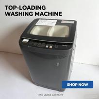 Qigo 12 kg visiškai automatinė skalbimo mašina ir gręžtuvas UK Standard black