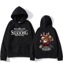 Hollow Knight Silksong Game Hoodies Long Sleeve Fashion Casual Pullovers High Street Women Men Sweatshirt Streetwear S black