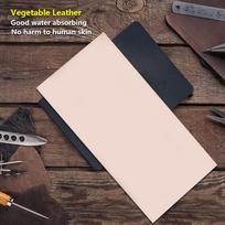 Aukštos kokybės rankų darbo augaliniu būdu rauginta oda 1.0mm thick, 30*10cm black