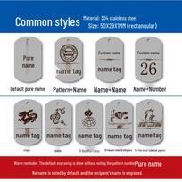 Stainless Steel Name Clip Hanger with Name Tag Clothes Pegs white