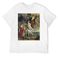 Peter Paul Rubens - Pergalė Julicho T-shirt viršus anime drabužiai sunkiasvoris grafinis t-shirt vyriški grafiniai t-shirtai S gray