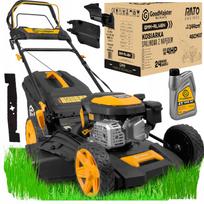 Benzininė vejapjovė GoodMajster 46 cm, 144cc, 4in1, su pavara ir alyva