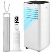 Nešiojamas oro kondicionierius 7000 BTU Serenelife, baltas, tylus, su oro sausintuvu, 3 viename