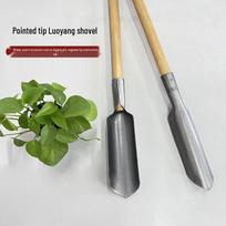 Manganese Steel Multi-Function Archaeology Shovel for Digging Soils, Holes, Wells, and Yams Small Sharp Luoyang Shovel Single Head gray