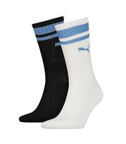 Puma vaikiškos kojinės, 2 poros 907944L*09, juodas+baltas, 39/42