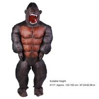 Halloween Inflatable Costume Blow Up Costume with Air Blower for Festivals Parties Parks Zoos Decoration brown