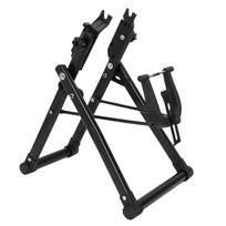Bike Wheel Truing Stand Folding Bike Wheel Maintenance Holder for 16 to 29 Inch Wheels black