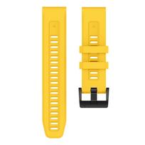 20 22 26mm QuickFit Silicone Strap for Garmin Fenix 8/7X/6X/5X/7/7S/6S/5S Sport Wristband for Garmin Fenix 8 51 47 43mm Band 20mm yellow
