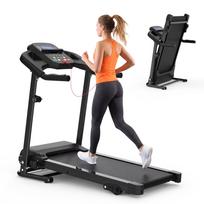 Treadmill with Incline,2.5HP Small Treadmills for Home,Portable Electric Treadmill with Handles,Lightweight Walking Pad,120KG Capacity 123 x 64 x 119.5 cm juoda