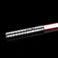 RGB Metal Lightsaber Sword Sabre De Luz FOC Rave Dueling Flashing Toy 7 Color Changing  Kpop Lightstick black