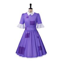 Nuostabus skaitmeninis cirkas Ragatha Cosplay Kostiumas Suaugusioms Moterims Pomni Spausdinta Suknelė Helovino Sceninės Performanso Apranga XS（old） purple