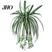 1 vnt Chlorophytum Comosum dirbtiniai žaluma namų viešbučio dekoras dirbtinis voras augalas gray