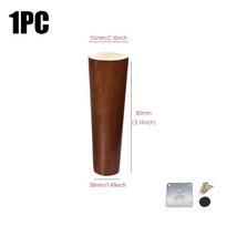 8/10/12/15/20cm Kūgio formos sofos kojelės Medinės kėdės keičiamos kojelės Baldų aukštinimo kojelės Walnut 10cm