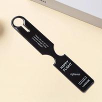 Luggage Tag & Identifier - Anti-Lost Pendant with Name and Boarding Pass Storage black