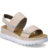 RIEKER Basutės moterims, Rožinė, SANDALS, 40