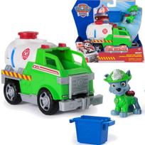 Paw Patrol Fire Rescue Rocky gelbėjimo transporto priemonė autocisterna + figūrėlė, uniwersalny