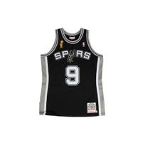 Mitchell & Ness x NBA San Antonio Spurs 2002-03 Jerseys 'Tony Parker 9' Men's AJY4CP19172-SASBLCK02TPA M gray