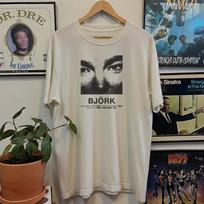 90s Bjork Promo T-Shirt White S XL gray