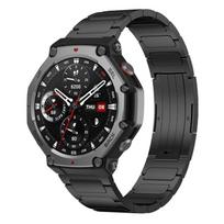 in Stock for Amazfit T-Rex 3 XDfind I-Shaped Buckle Stainless Steel Watch Band EDA008416101A juoda