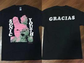 1992 Sonnic Youth Gracias Unisex Juodi Marškinėliai XXL gray