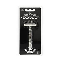 Dorco Safety Razor, Traditional Double-Edge Shaving Razor, Classic Close Shave, 1 Piece black