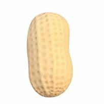 Peanut Stress Ball - Crunchy Squishy with Buttery Soft Feel, ASMR Sensory Anti-Stress Fidget Gift for Kids  Adults pet toy beige