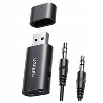 Ugreen Transmitter Sender / Receiver Bluetooth 5.1 Wireless Audio Adapter 3.5 Mm Mini Jack Black (Cm523 60300)
