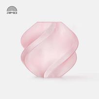 Bambu Lab PETG Translucent 3D Printer Filament skaidri rausva spalva