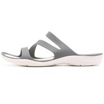 Crocs Swiftwater Lightweight Comfortable Sport Slide Sandals Women sandals Gray 203998-06X 34-35 white