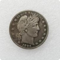 American Barber Silver Dollar Commemorative Coin Set (1892-1909) gray