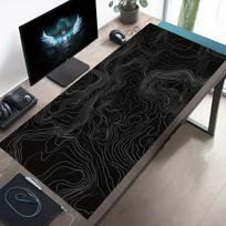 XXL Gaming Mouse Pad Desk Mat Cloth Surface Non Slip Rubber Base for PC Laptop Keyboard Work From Home Setup 400x800x2mm gray