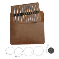 Afganistano Tuniso Nėrimo Vąšelių Keičiamų Apvalių Virbalų Rinkinys 3-10.0mm Aliuminio Kilimų Nėrimo Vąšelių Rinkinys 1 brown