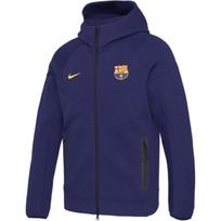 Nike Fc Barcelona Tech Windrunner Men's Nike Soccer Fleece Full-Zip Hoodie HJ6426-595 S blue