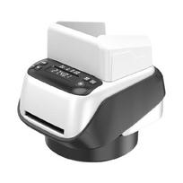 Professional Poker Shufflers Dealer 360 Rotating Portable Card Dealing Machine with Electronic Component 1 white