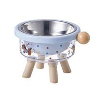 Ergonomic Elevated Dog Bowls With Stable Stand And Bowl For Most Breeds Stainless Steel Bowl