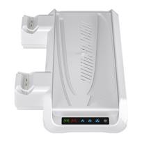 PS5 Pro/Slim Cooling Fan and Controller Charging Stand balta
