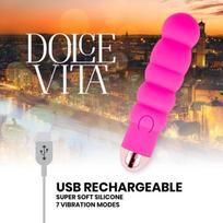 Dolce Vita pakraunamas vibratorius SIX Rožinis