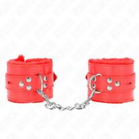 Antrankiai Kink Square Holes Belt, raudoni