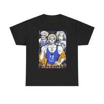 Buda T-Shirt Record Of Ragnarok Buddha Anime Manga Fan Gift Girl shirt All Size XL blue